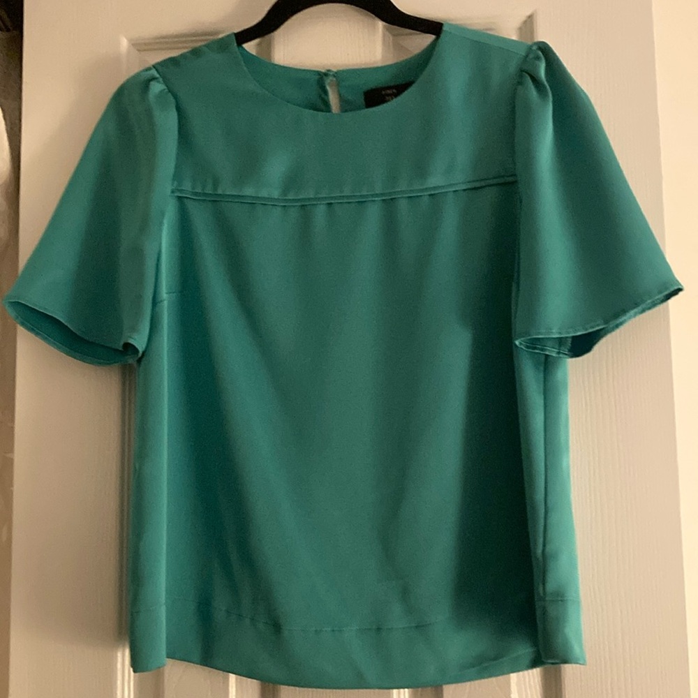 J Crew Elegant Teal Women's Top
